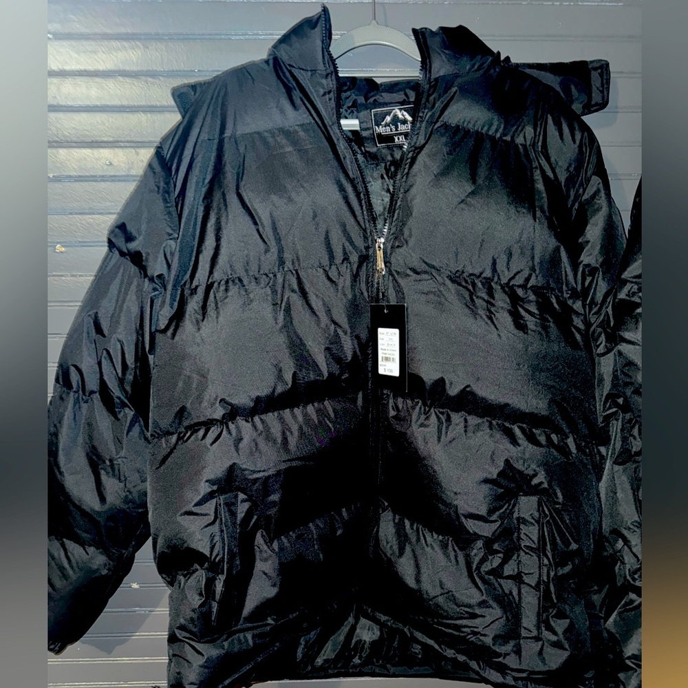 MENS PUFFER COAT NEW